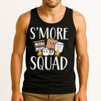 Smore Squad Kawaii S'more Camping Team distressed Tank Top