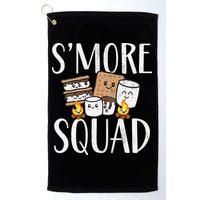 Smore Squad Kawaii S'more Camping Team distressed Golf Towel