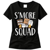 Smore Squad Kawaii S'more Camping Team distressed Womens T-Shirt