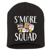 Smore Squad Kawaii S'more Camping Team distressed Short Acrylic Beanie