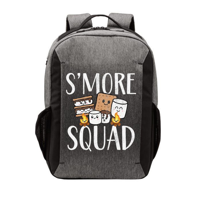Smore Squad Kawaii S'more Camping Team distressed Vector Backpack