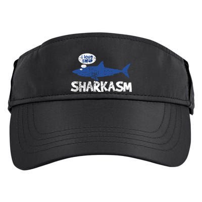Shark Shar Kasm Marine Biology Funny Vintage Gift Adult Drive Performance Visor