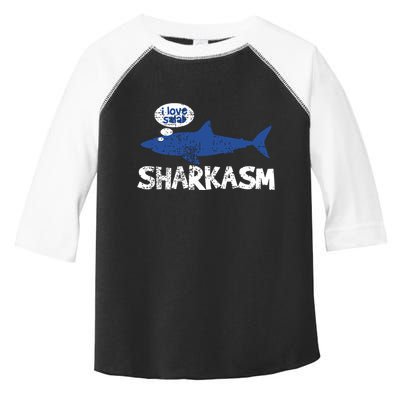 Shark Shar Kasm Marine Biology Funny Vintage Gift Toddler Fine Jersey T-Shirt