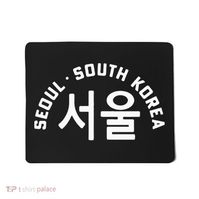 Seoul South Korea Korean Hangul College Style Retro Mousepad