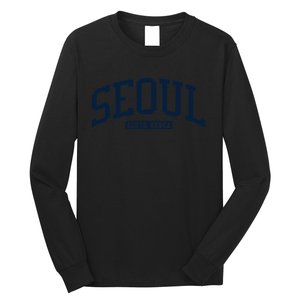 Seoul South Korea College University Style Sweatshirt Long Sleeve Shirt