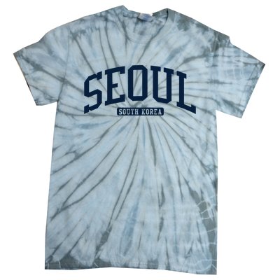 Seoul South Korea College University Style Tie-Dye T-Shirt