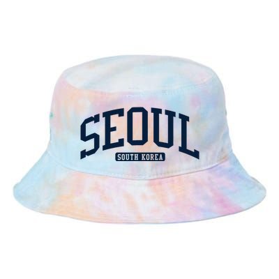 Seoul South Korea College University Style Tie Dye Newport Bucket Hat