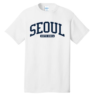 Seoul South Korea College University Style Tall T-Shirt