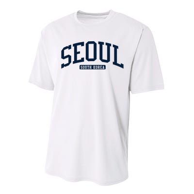 Seoul South Korea College University Style Performance Sprint T-Shirt