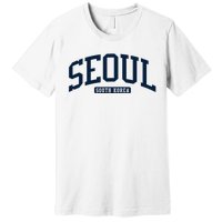 Seoul South Korea College University Style Premium T-Shirt