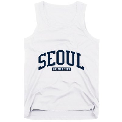 Seoul South Korea College University Style Tank Top