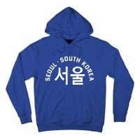 Seoul South Korea Korean Hangul College Style Retro Tall Hoodie