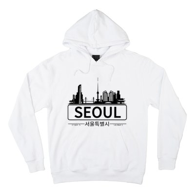 Seoul South Korea Skyline Cityscape Hoodie