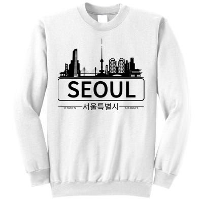 Seoul South Korea Skyline Cityscape Sweatshirt