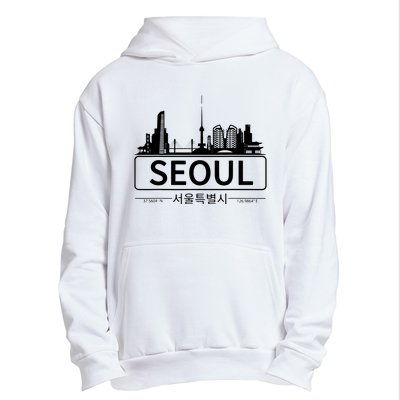 Seoul South Korea Skyline Cityscape Urban Pullover Hoodie