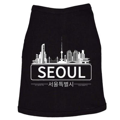 Seoul South Korea Skyline Cityscape Doggie Tank