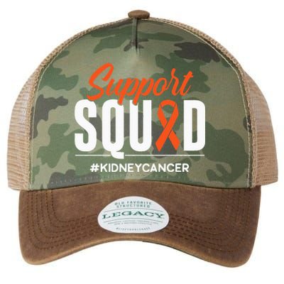 Support Squad Kidney Cancer Awareness Gift Legacy Tie Dye Trucker Hat