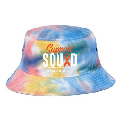 Support Squad Kidney Cancer Awareness Gift Tie Dye Newport Bucket Hat