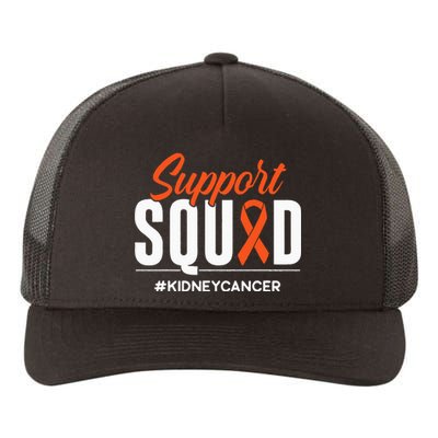 Support Squad Kidney Cancer Awareness Gift Yupoong Adult 5-Panel Trucker Hat