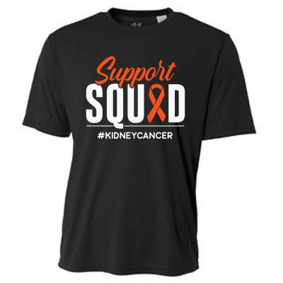 Support Squad Kidney Cancer Awareness Gift Cooling Performance Crew T-Shirt