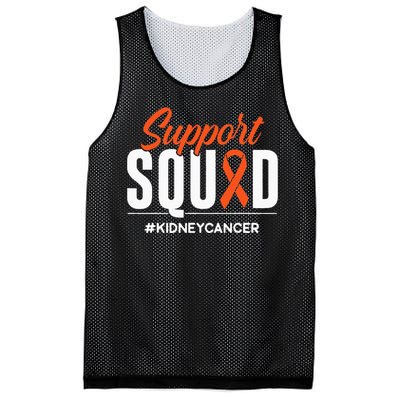 Support Squad Kidney Cancer Awareness Gift Mesh Reversible Basketball Jersey Tank