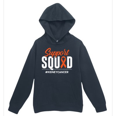 Support Squad Kidney Cancer Awareness Gift Urban Pullover Hoodie