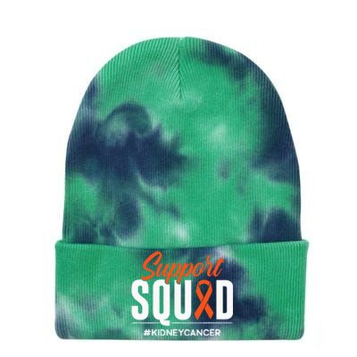 Support Squad Kidney Cancer Awareness Gift Tie Dye 12in Knit Beanie