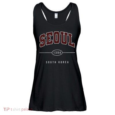 Seoul South Korea Ladies Essential Flowy Tank