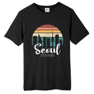 Seoul South Korea Skyline Tourism Gift Tall Fusion ChromaSoft Performance T-Shirt