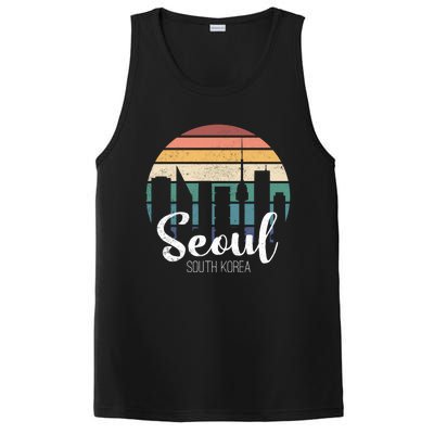 Seoul South Korea Skyline Tourism Gift PosiCharge Competitor Tank