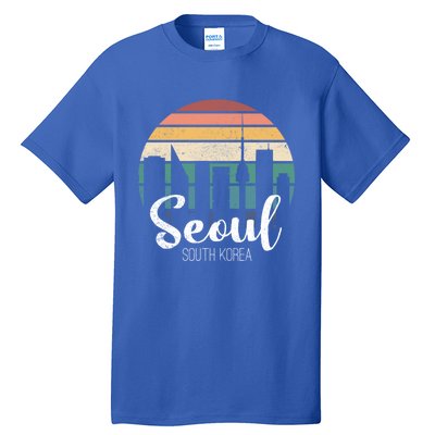 Seoul South Korea Skyline Tourism Gift Tall T-Shirt