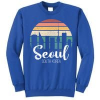 Seoul South Korea Skyline Tourism Gift Tall Sweatshirt