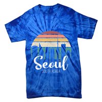 Seoul South Korea Skyline Tourism Gift Tie-Dye T-Shirt