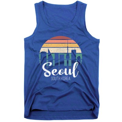 Seoul South Korea Skyline Tourism Gift Tank Top