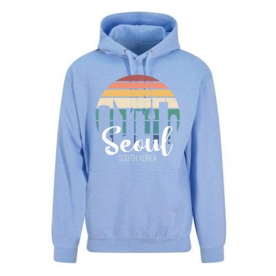 Seoul South Korea Skyline Tourism Gift Unisex Surf Hoodie