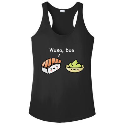 Sushi S Kawaii Wasa Bae Japanese Foodie Ladies PosiCharge Competitor Racerback Tank