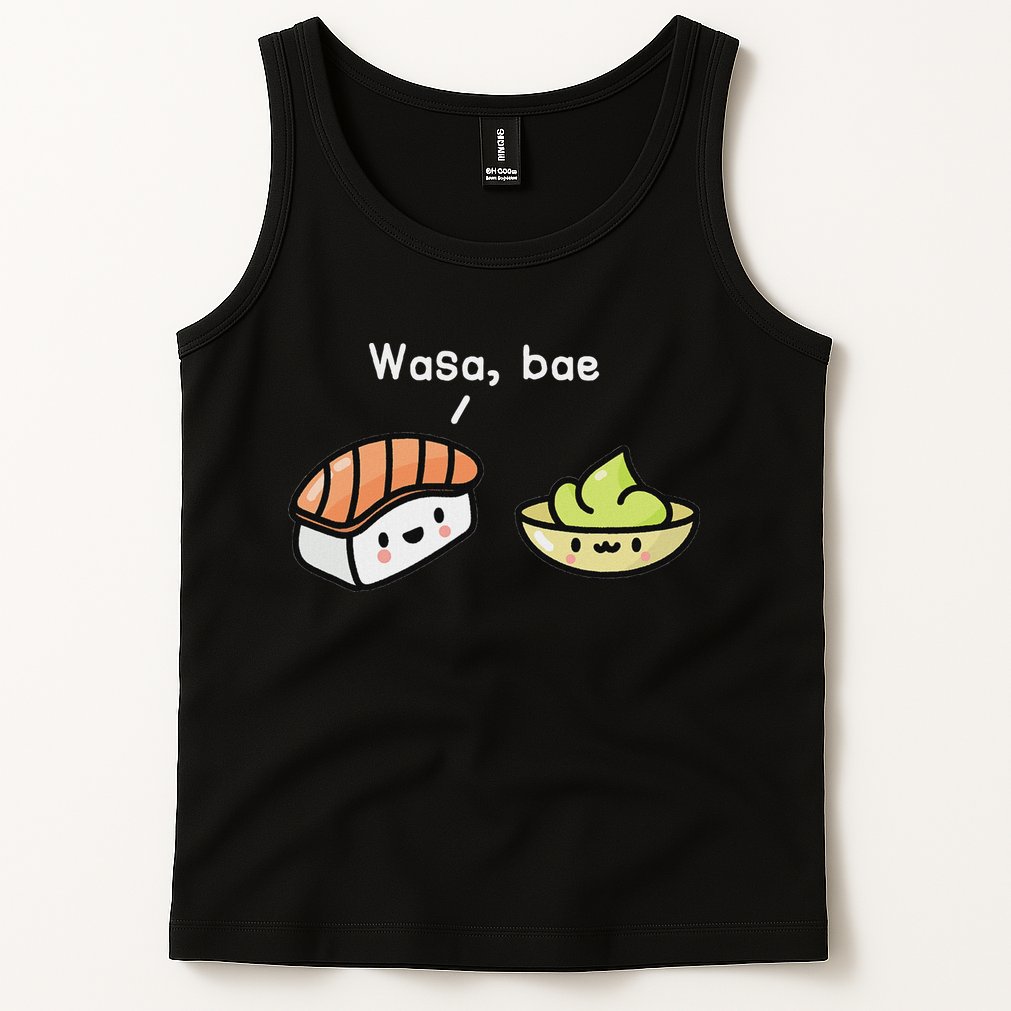 Sushi S Kawaii Wasa Bae Japanese Foodie Tank Top