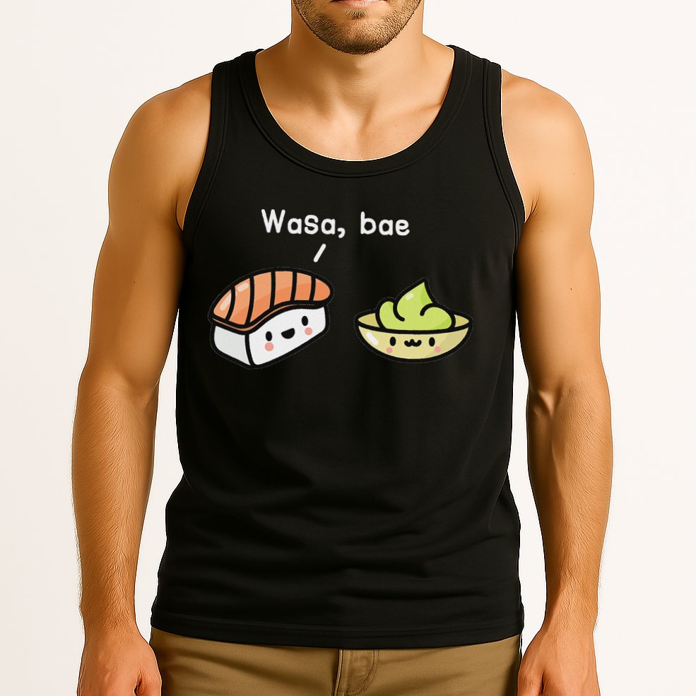 Sushi S Kawaii Wasa Bae Japanese Foodie Tank Top