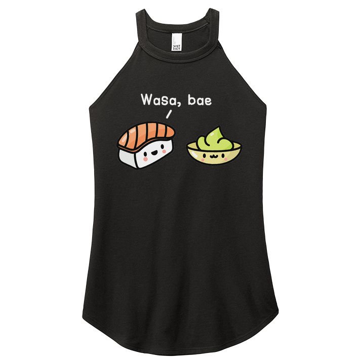 Sushi S Kawaii Wasa Bae Japanese Foodie Women's Perfect Tri Rocker Tank
