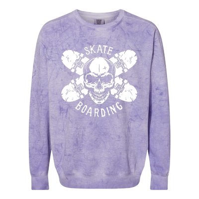 Skateboarding Colorblast Crewneck Sweatshirt