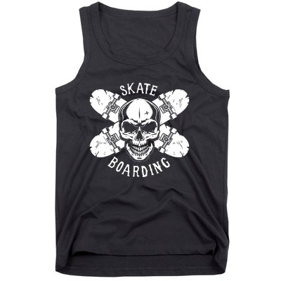 Skateboarding Tank Top