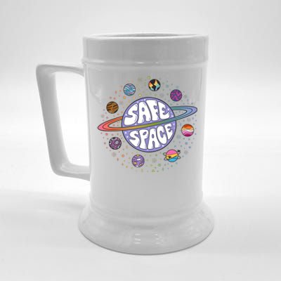 Safe Space Lgbtq Friendly Proud Ally Beer Stein