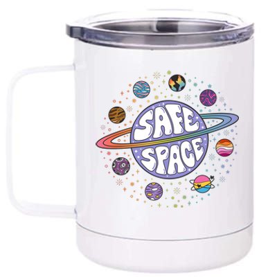 Safe Space Lgbtq Friendly Proud Ally 12 oz Stainless Steel Tumbler Cup