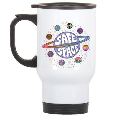 Safe Space Lgbtq Friendly Proud Ally Stainless Steel Travel Mug