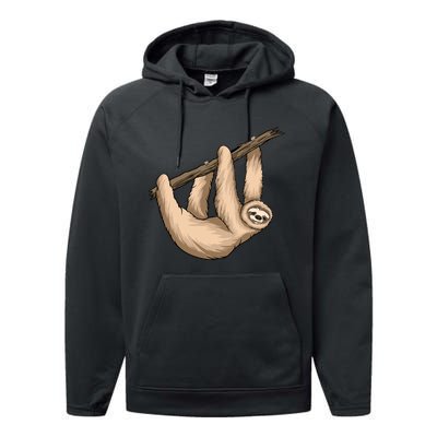 Sloth Performance Fleece Hoodie