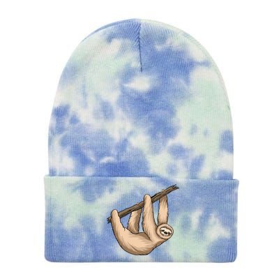 Sloth Tie Dye 12in Knit Beanie