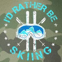 Skiing Skiing Lover I'd Rather Be Skiing Legacy Tie Dye Trucker Hat