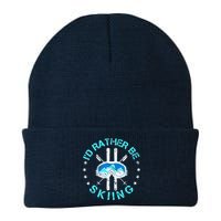 Skiing Skiing Lover I'd Rather Be Skiing Beanie