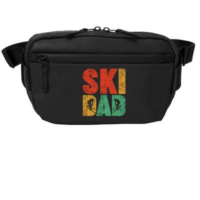 Skiing Sports Lover Retro Style Skiing Ski Dad Fathers Day Cute Gift Crossbody Pack