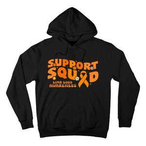 Support Squad Limb Loss Awareness Orange Ribbon Hope Fighter Hoodie